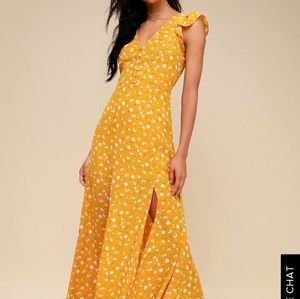 Lulu's Fresh Picked Backless Maxi Dress